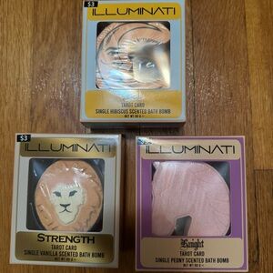 Tarot Card Bath Bombs • Set of 3 • NEW